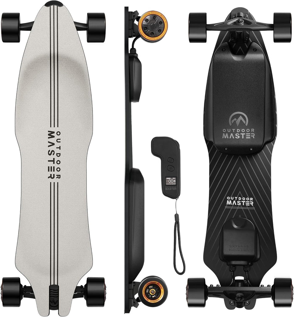 Caribou Electric Skateboard 32 MPH, 26 Mile Range, Dual 1000W Motors, Longboard for Adults & Teens, 6-Month Warranty