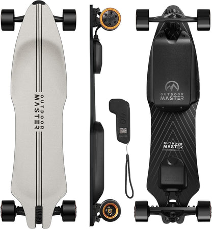 Caribou Electric Skateboard 32 MPH, 26 Mile Range, Dual 1000W Motors, Longboard for Adults & Teens, 6-Month Warranty