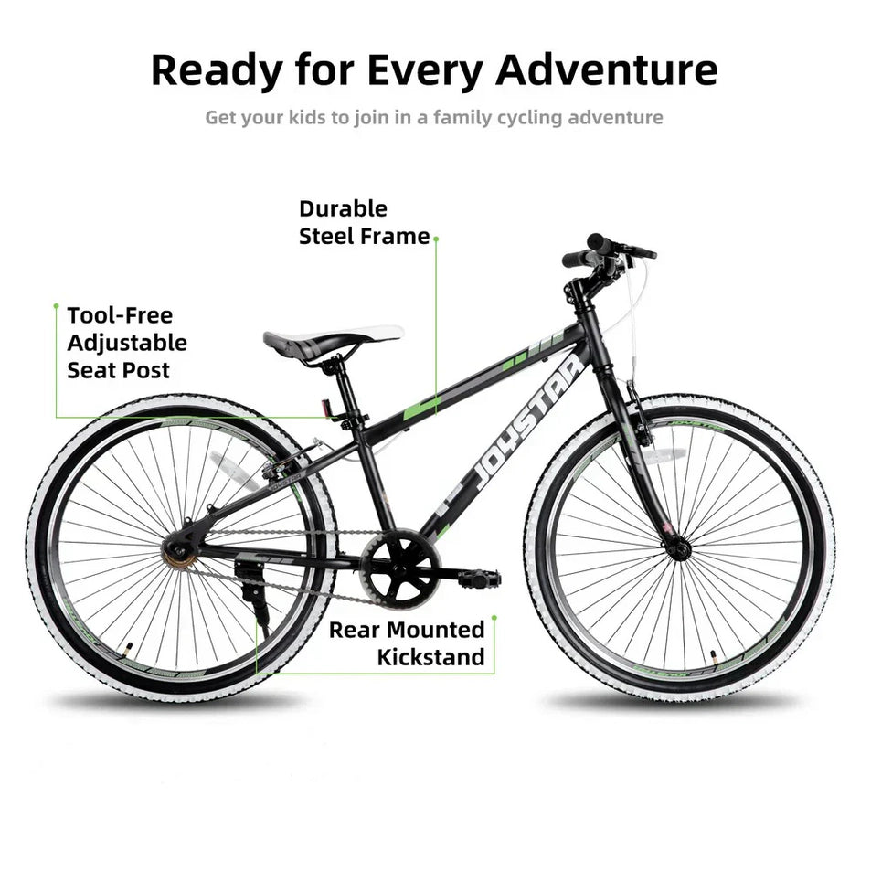 JOYSTAR Lubbock 20" 24" Kids Mountain Bike Single Speed Bicycle