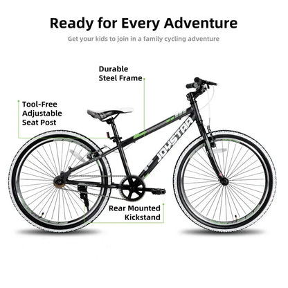 JOYSTAR Lubbock 20" 24" Kids Mountain Bike Single Speed Bicycle