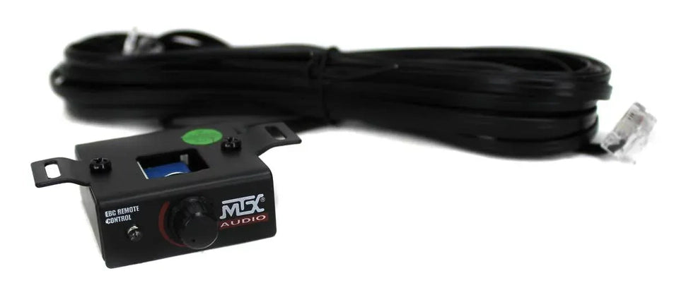MTX 12" Dual Loaded Car Subwoofer w/Sub Box, Amplifier, & QPower Wiring Kit