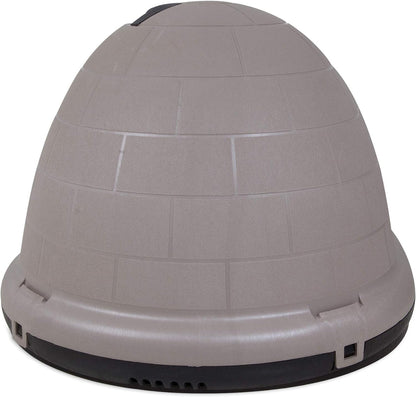 Petmate Indigo Dog House (Igloo Dog House, Made in USA with 90% Recycled Materials, All-Weather Protection Pet Shelter) for XL Dogs -90 to 125 pounds, Made in USA