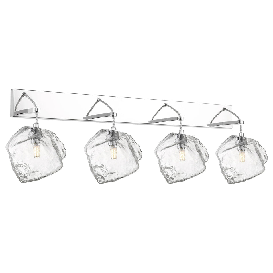 63131LED'sP-MSS/CLR 4 Light Wall / Vanity in Mirrored
