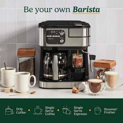 Coffeemaker 4-In-1 Coffee Center Barista Machine