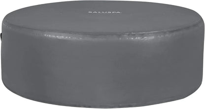 Inflatable Hot Tub Spa (71" x 26") | Portable Hot Tub with 2 Covers (1 Energy-Efficient Thermal Cover and 1 Standard Cover) | Fits Up to 2-4 Persons | Black