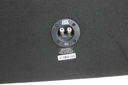 MTX 12" Dual Loaded Car Subwoofer w/Sub Box, Amplifier, & QPower Wiring Kit