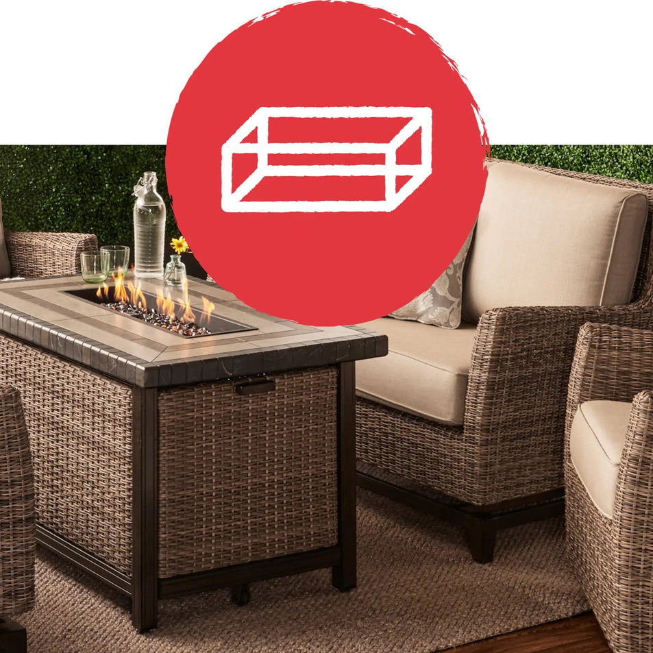 Agio 5-piece Fire Outdoor Seating Set